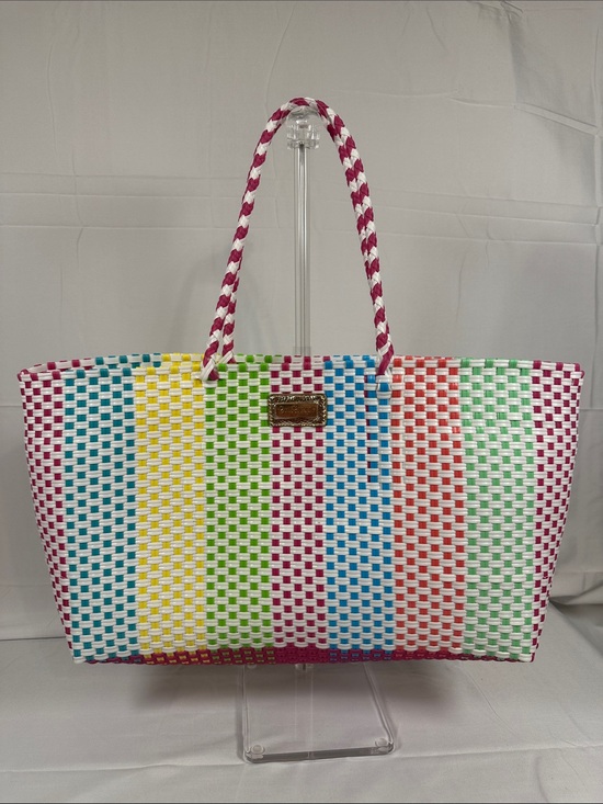 Lilly Pulitzer Handbags - Lilly Pulitzer Summer Beach Woven Tote Bag.
